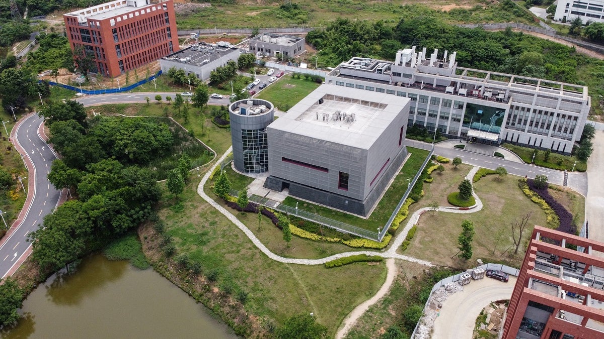 Wuhan Institute of Virology field  aerial view