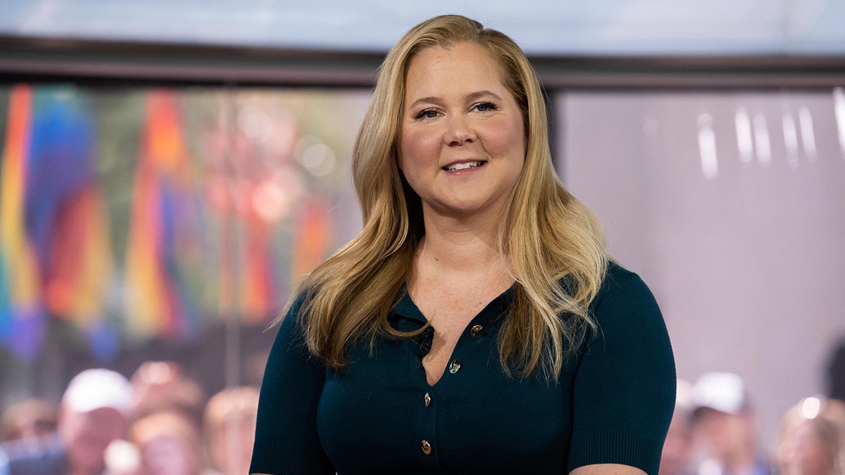 Amy Schumer wears classic green shirt on Today show