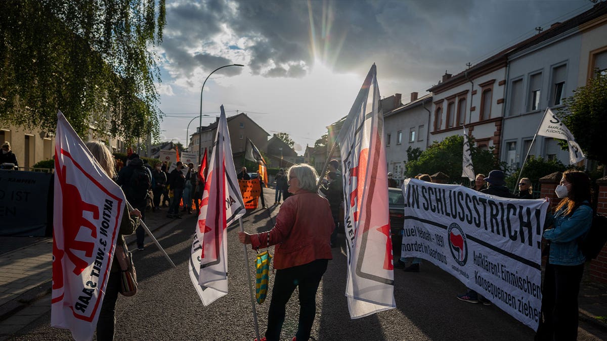 memorial rally in Saarland 