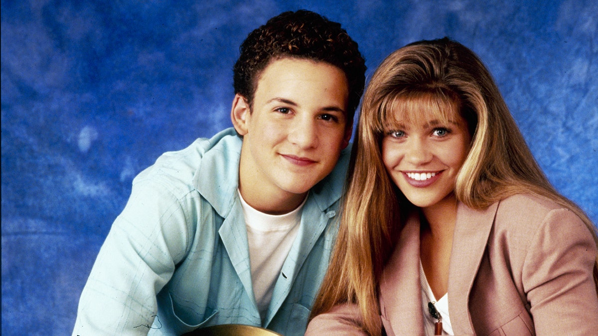 Ben Savage and Danielle Fishel in a promo shot for "Boy Meets World"