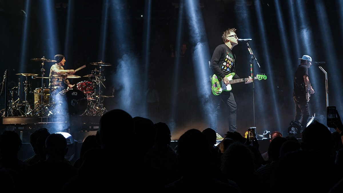 Blink-182 performs in New York City