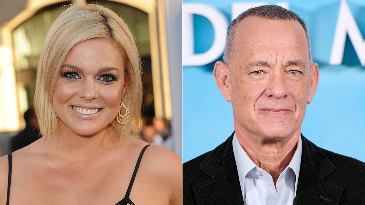 tom hanks niece carly reeves tom hanks red caroet