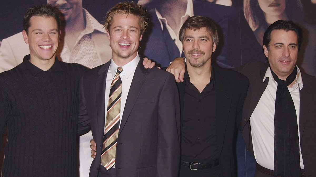 The cast of Ocean's Eleven at a promotional event
