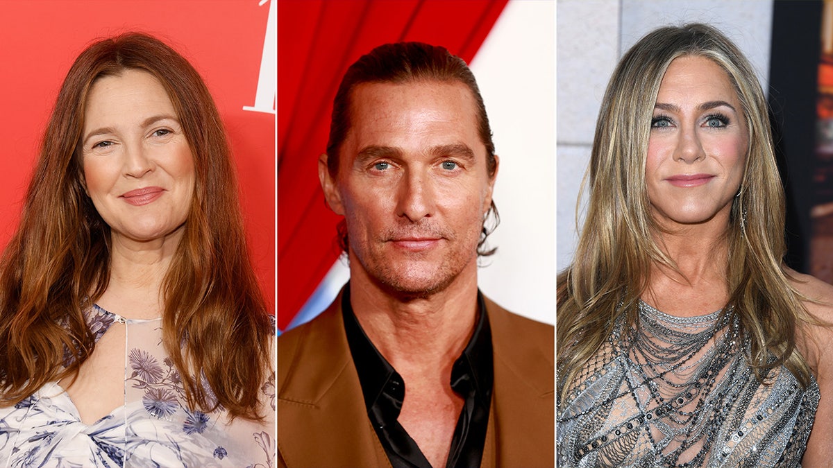 Drew Barrymore, Matthew McConaughey and Jennifer Aniston