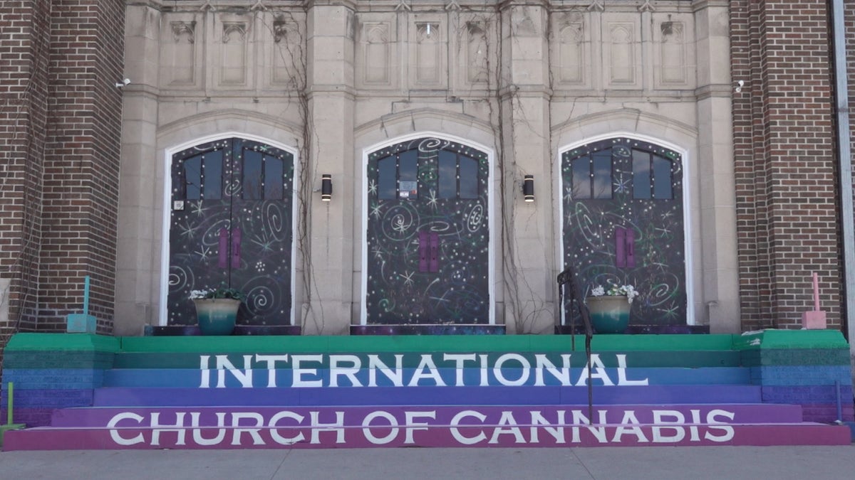 International Church of Cannabis steps