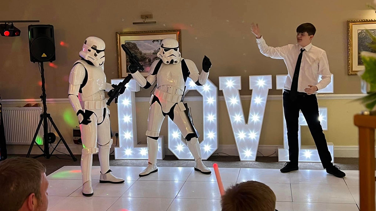 Storm troopers join the dance floor