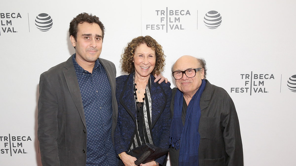 Rhea Pearlman and Danny DeVito with son Jake.