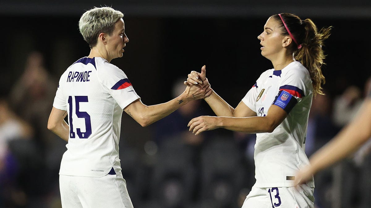 Megan Rapinoe and Alex Morgan