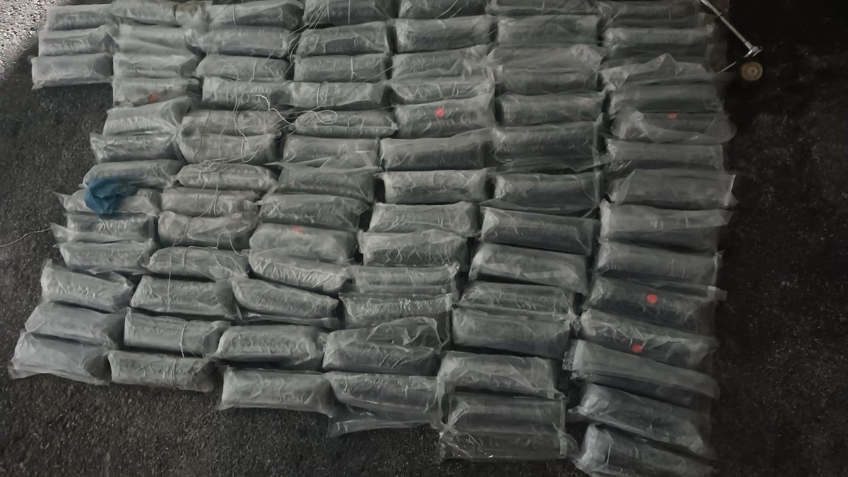 seized packs of fentanyl