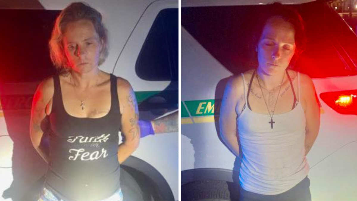 Arrest photos of Michell and Jazmine Cannon