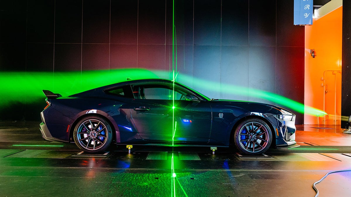 mustang wind tunnel green