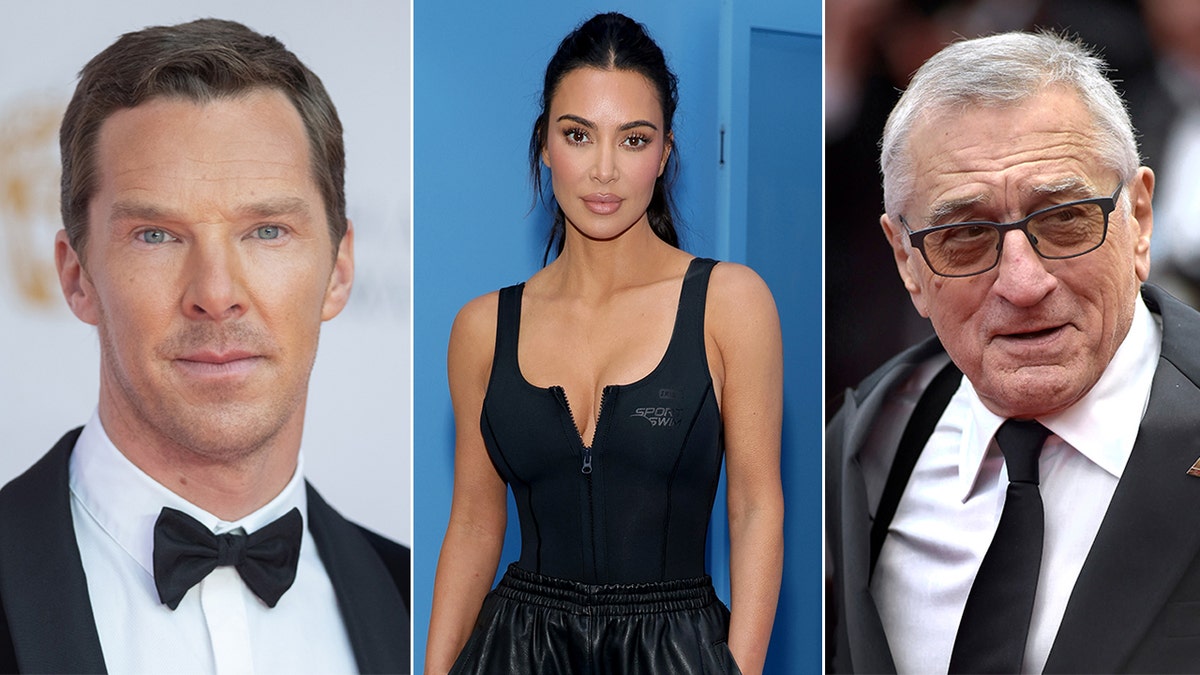 Benedict Cumberbatch, Kim Kardashian and Robert De Niro