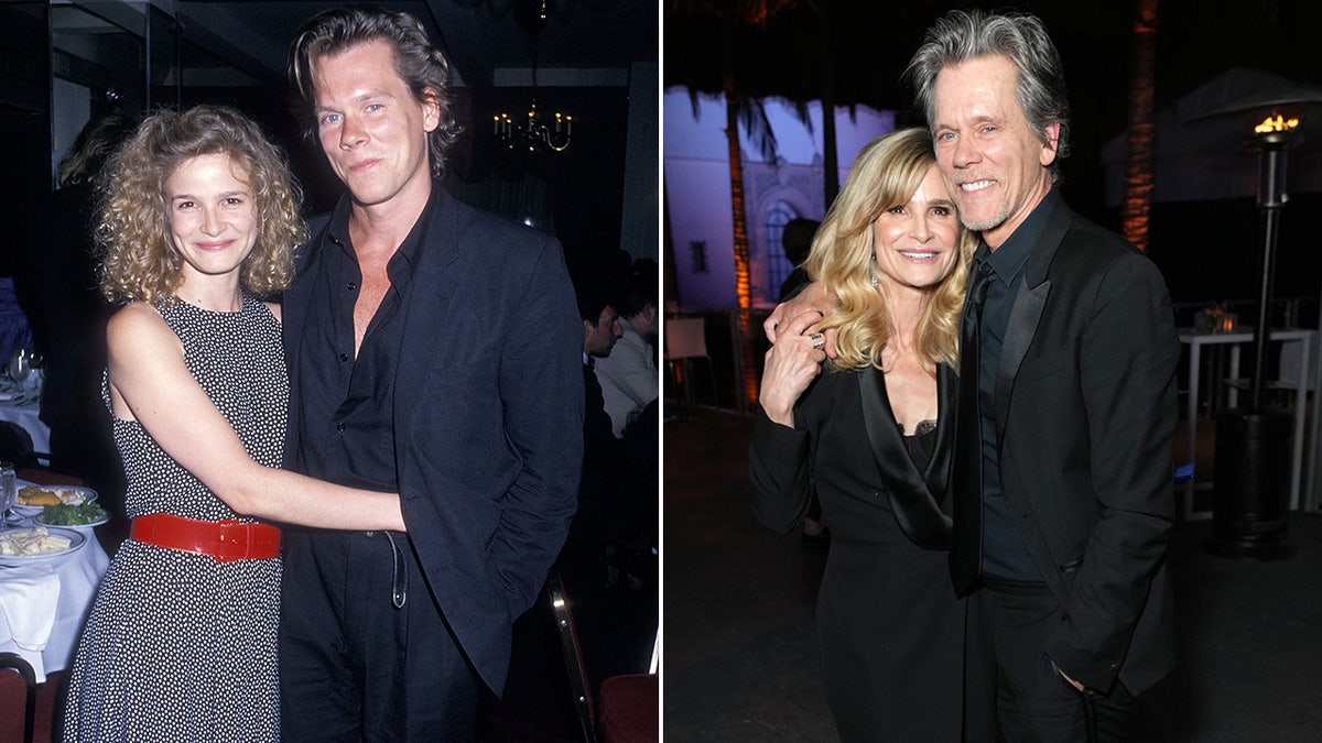 Kevin Bacon and Kyra Sedgwick then and now split
