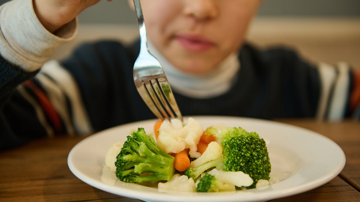 vegetables on a plate