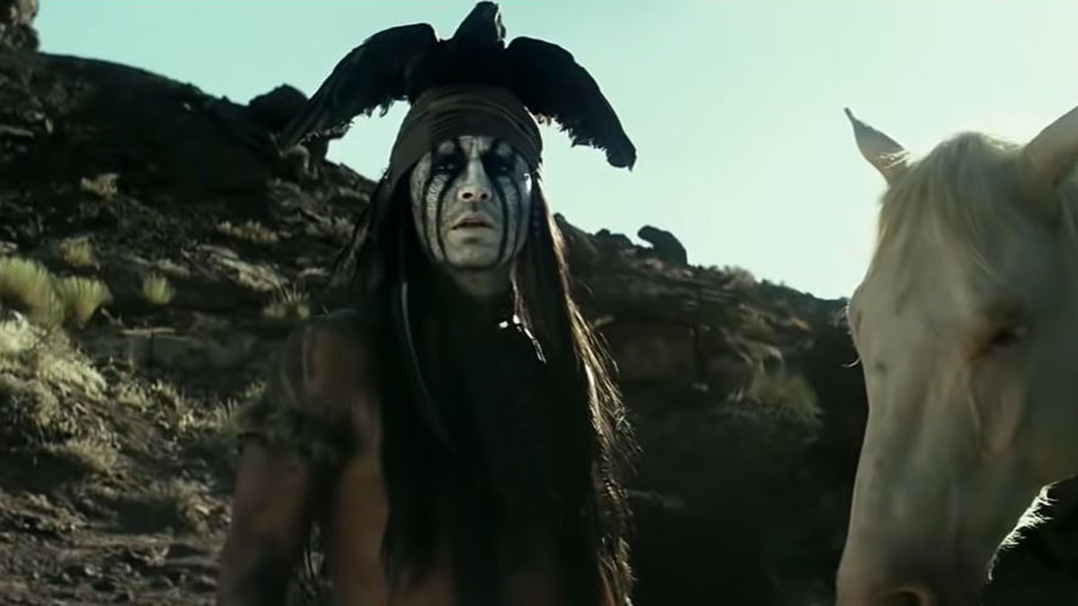 Johnny Depp as Tonto in The Lone Ranger