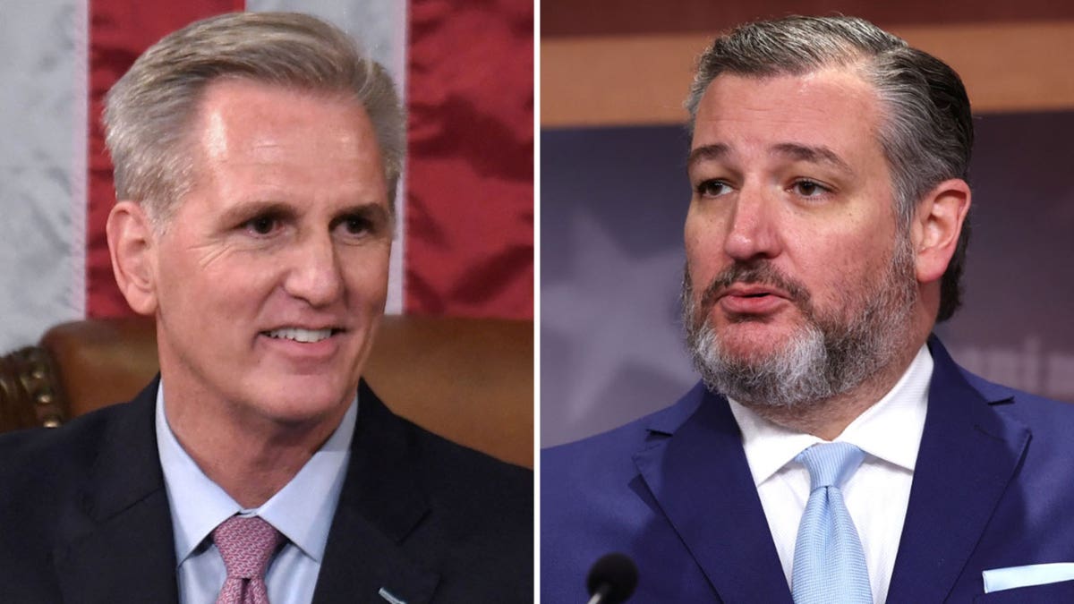 House Speaker Kevin McCarthy and Sen Ted Cruz