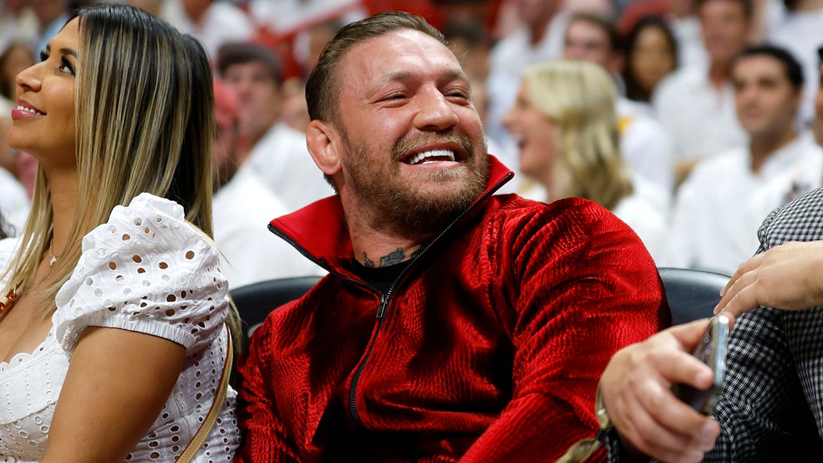 Conor McGregor at Heat game