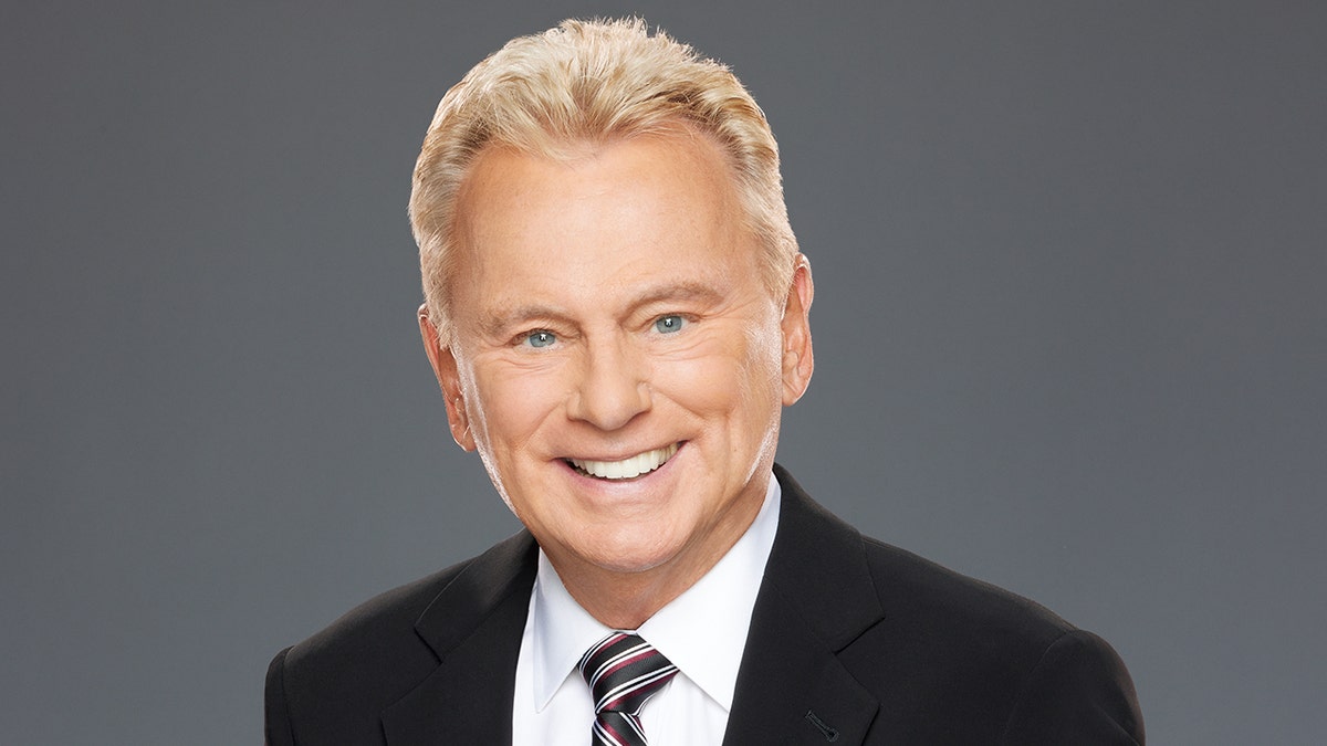 Pat Sajak hosts Wheel of Fortune game show.