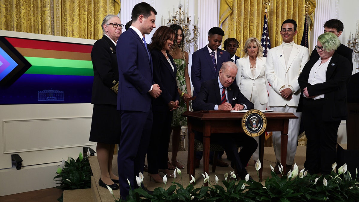 President Biden signs an executive order advancing equality for LGBT+ Americans