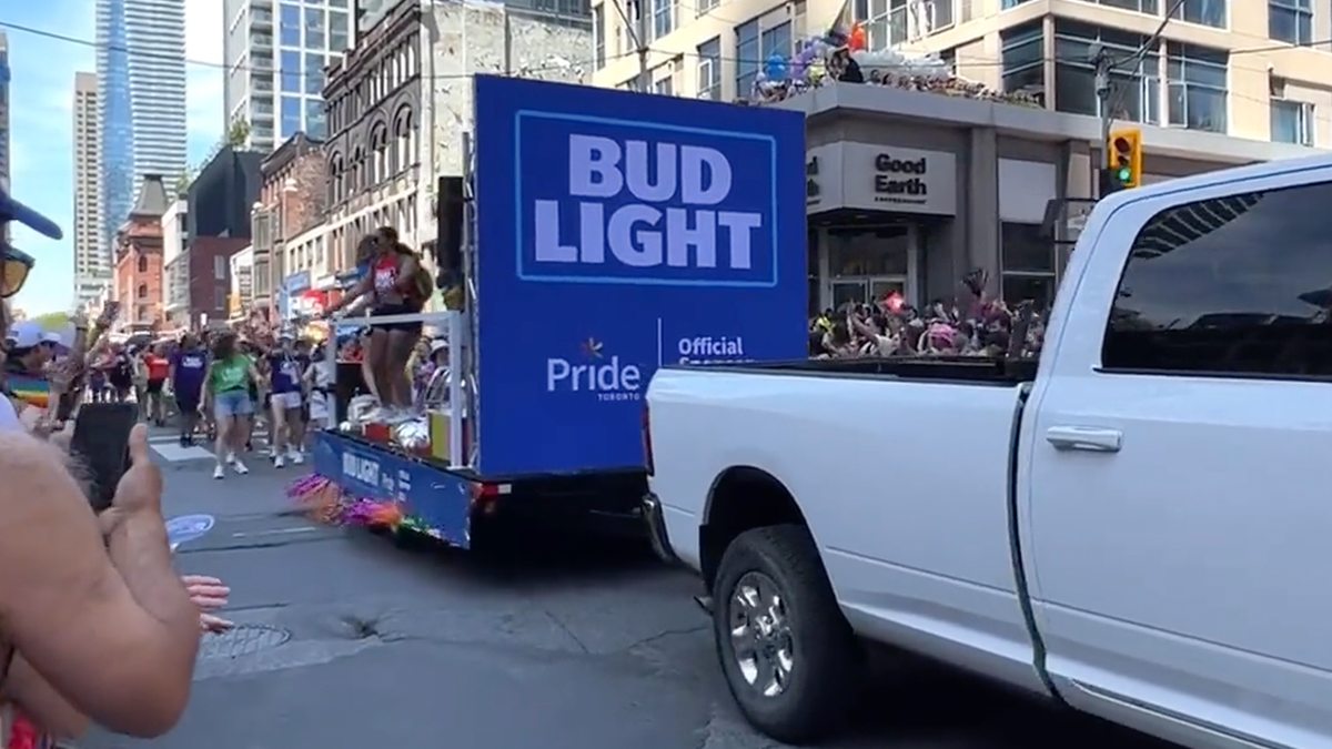 Bud Light float Pride Toronto 2023