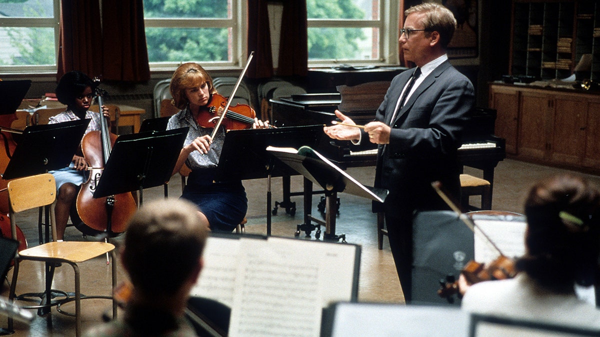 Richard Dreyfuss in a scene for "Mr. Holland's Opus"