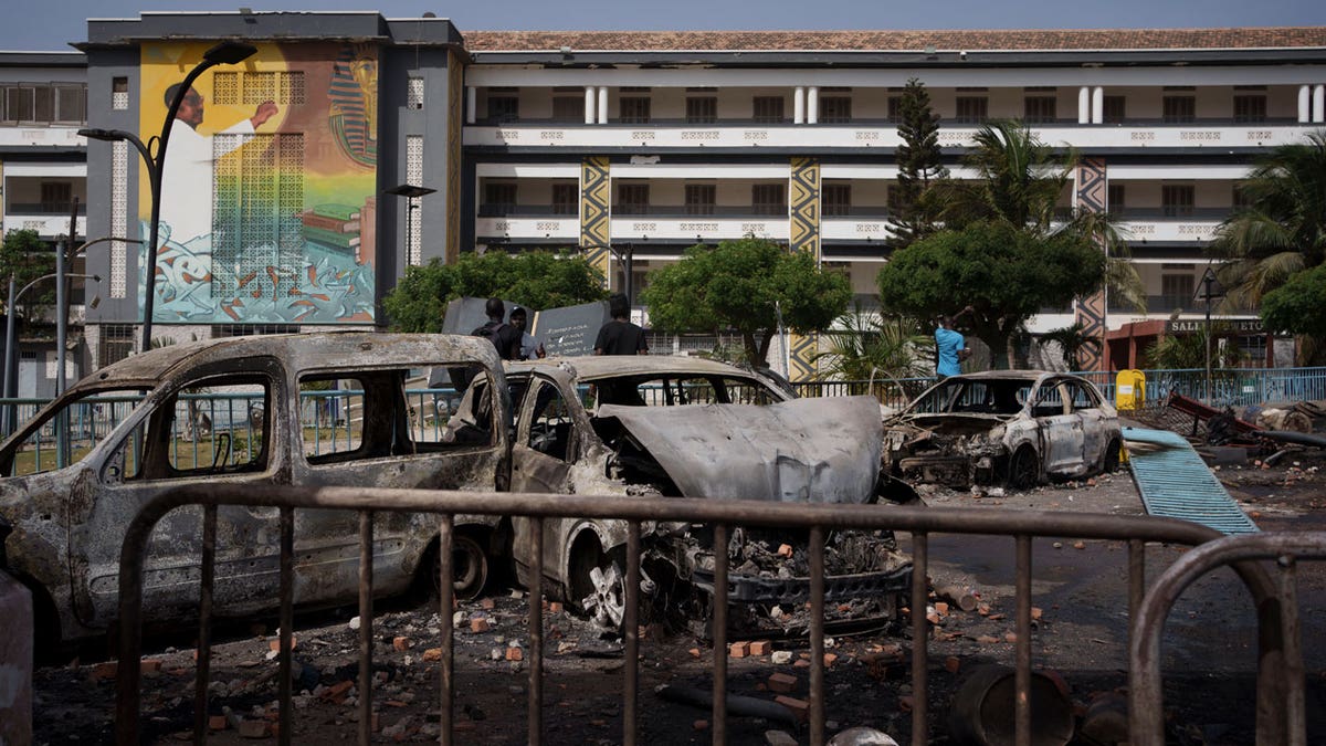 Senegal riot site