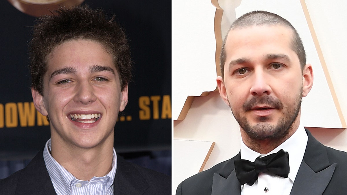 Shia LaBeouf then and now