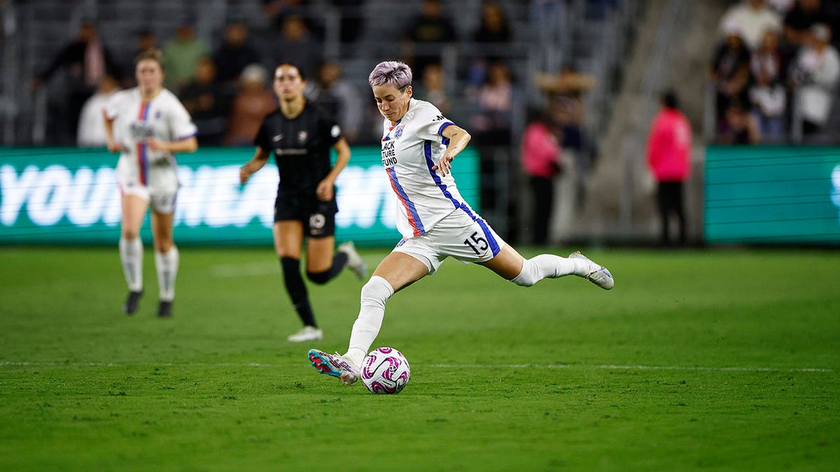 Megan Rapinoe during match