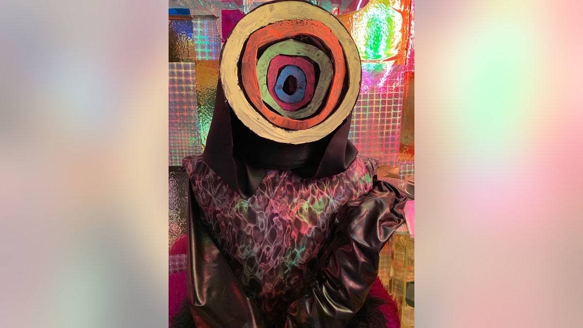 Psychedelic figure at Spectra Art Space