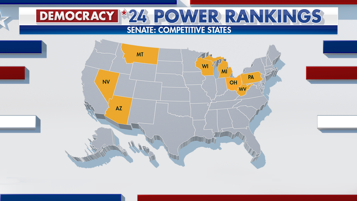 Fox News Power Rankings: Previewing 2024 Battleground States, Key ...