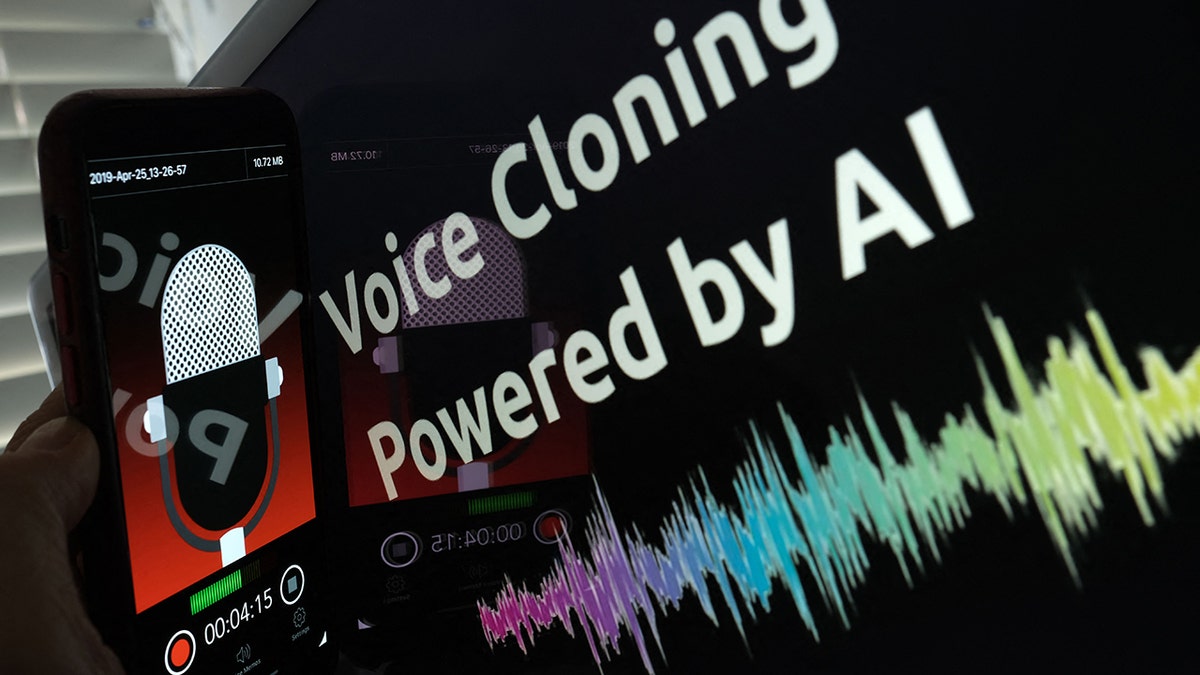 AI voice cloning illustration