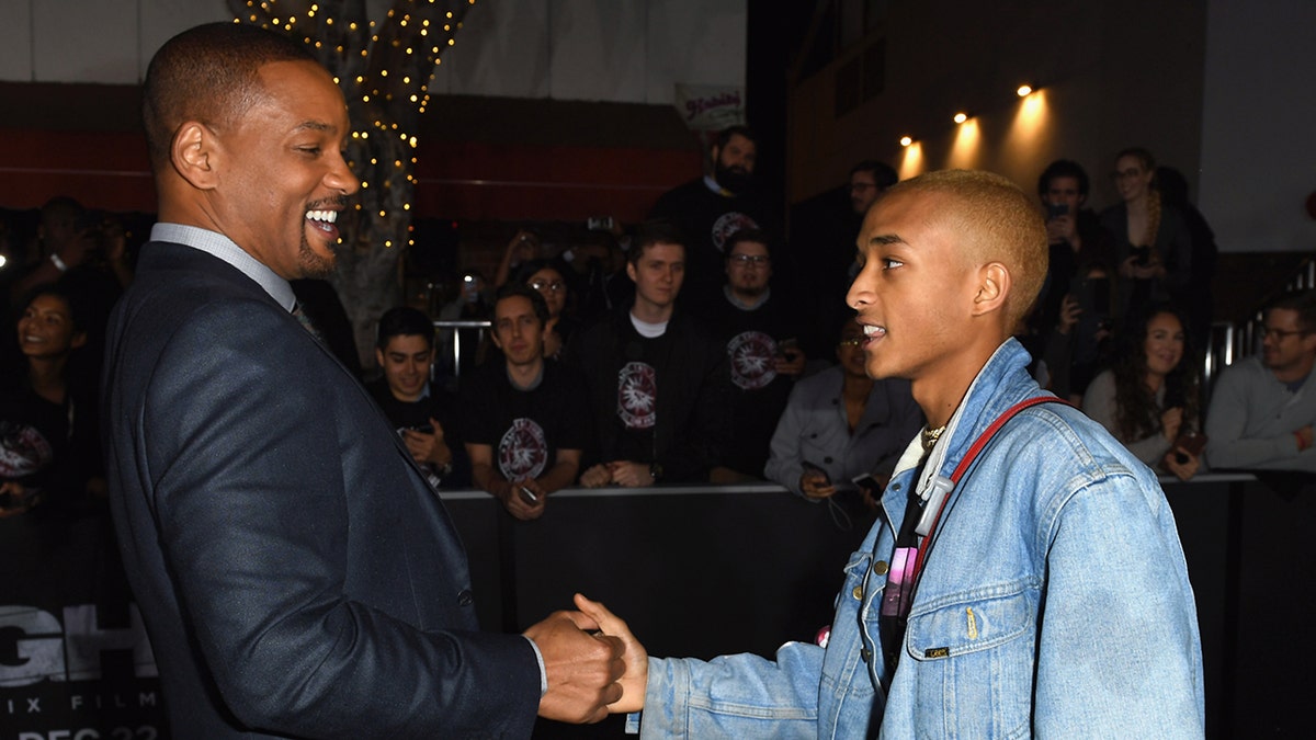 Will Smith with his son Jaden Smith