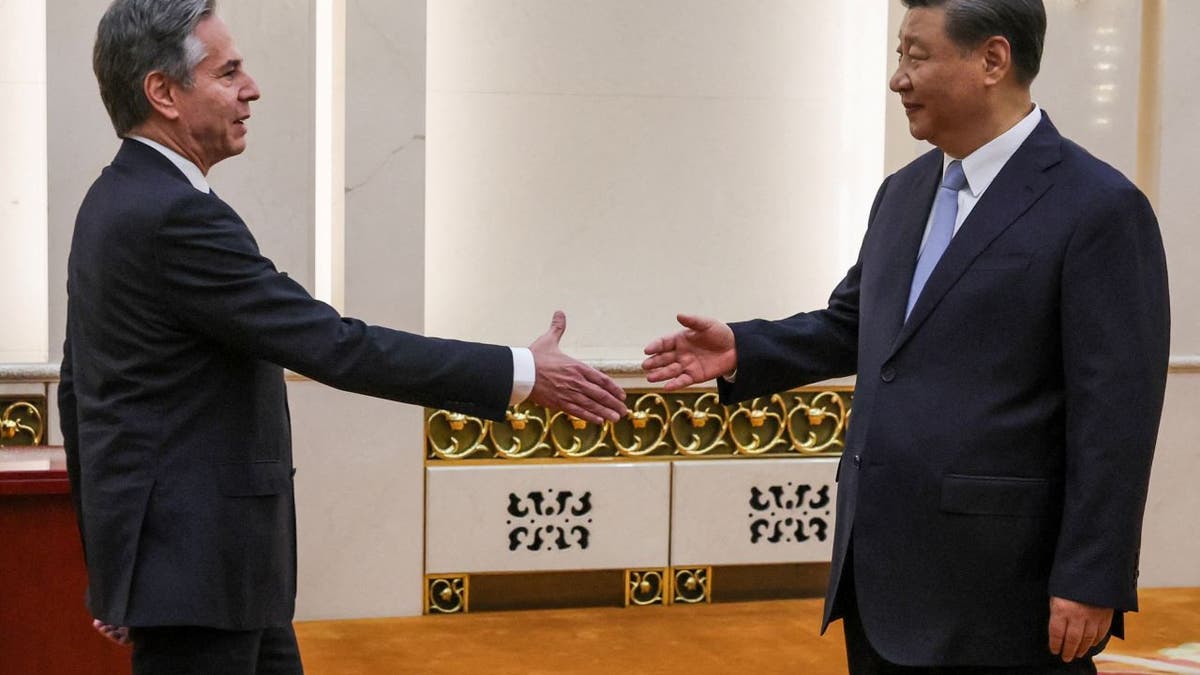 Secretary of State Antony Blinken and China President Xi Jinping