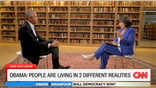 Barack Obama and Christiane Amanpour