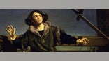 Nicolaus Copernicus painting 'a conversation with God.'