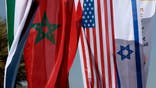 Israeli, US, Morocco flags