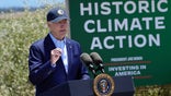 President Joe Biden speaks at the Lucy Evans Baylands Nature Interpretive Center and Preserve in Palo Alto, Calif., Monday, June 19, 2023. Biden talked about climate change, clean energy jobs and protecting the environment. (AP Photo/Susan Walsh)