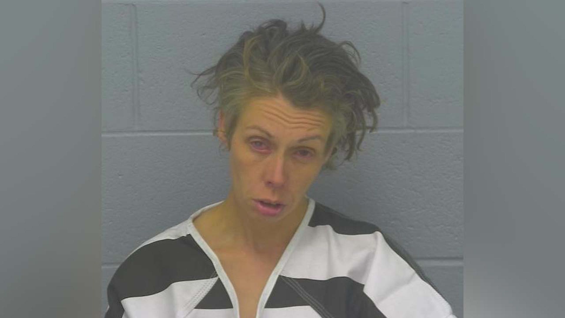 A mugshot of Sarah Patterson