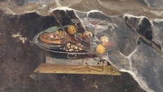 Ancient Roman wall painting does not depict pizza after all, archeologists say