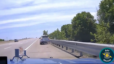 Dashcam video shows Michigan boy, 10, leading police on highway chase