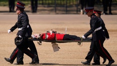 Soldiers faint in front of Prince William amid scorching temps during final Trooping the Colour rehearsal