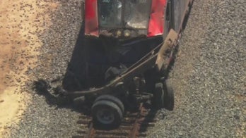 California Amtrak train derails after colliding with water truck, no one seriously injured