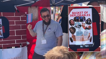 Seattle Pride parade booth encourages kids to throw toy bricks at pictures of Republicans