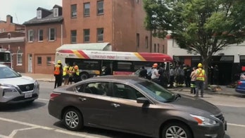 MTA bus crashes into Baltimore building, leaves more than a dozen injured: report