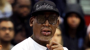 NBA legend Dennis Rodman shows off massive face tattoo appearing to resemble his girlfriend