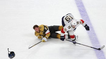 Golden Knights' Jack Eichel bounces back from massive hit, notches two assists in win