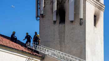 Los Angeles church damaged by fire for 2nd time in less than 2 years, arson investigation underway