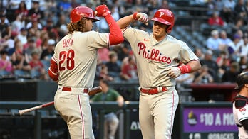 PHILADELPHIA, PA - JULY 24: Philadelphia Phillies Catcher J.T.