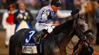 Arcangelo wins 155th Belmont Stakes