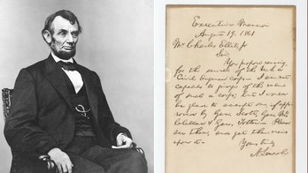 Surprise letter written by Abraham Lincoln during Civil War is recovered for first time, up for sale